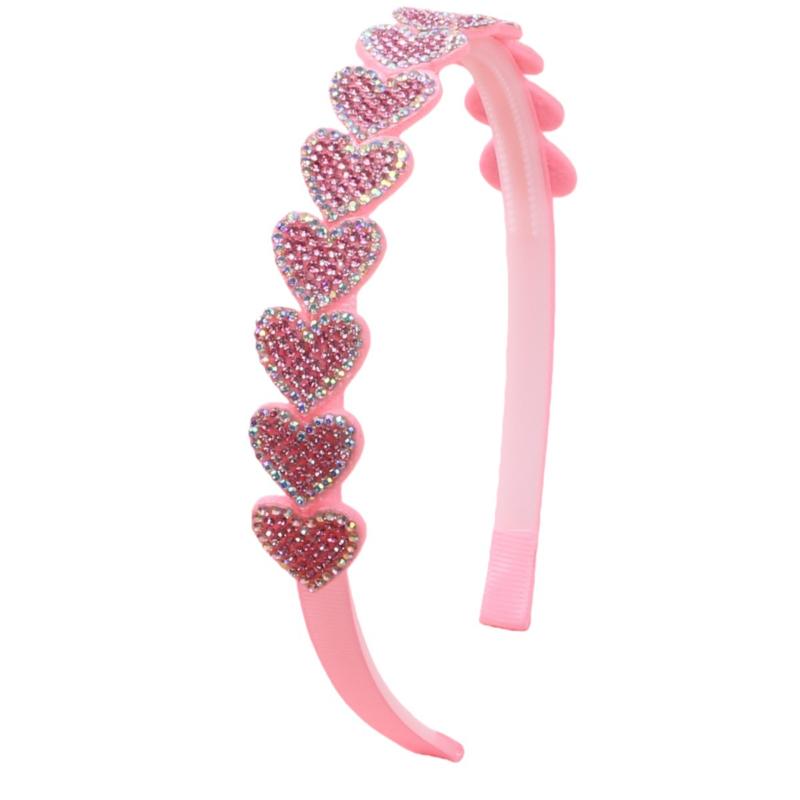 Sprankelende Hartvormige Strass Hoofdband Schattig Valentijnsdag Thema Haaraccessoire Voor Leuke Haardracht Perfect Cadeau Voor Vrouwen