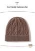 2025 Spring Women's Cashmere Cable Knit Warm Fashion Hat