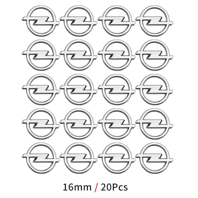 16mm ABS Car Remote Key Stickers Decoration Emblem Decal For Opel Insignia Astra J F Antara Meriva Zafira H G Corsa Accessories