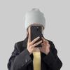 Hat women's autumn and winter wool hat trendy plain cold hat pullover hat solid color versatile knitted hat confinement hat
