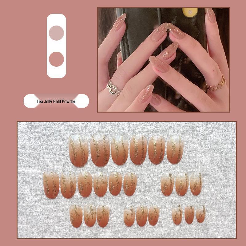 Press-On Removable Fake Nails - Fashionable Manicure Nail Tips