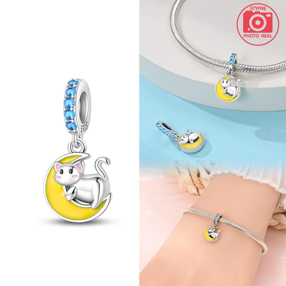 Charms Plata Cat In Basket Pendant Copper Colors For Charms Copper Colors Original Bracelet For Jewelry Making