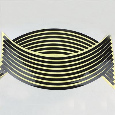 Waterproof Motorcycle Reflective Decals Rim Tape Motorcycle Wheel Sticker Modified Wheel Stickers