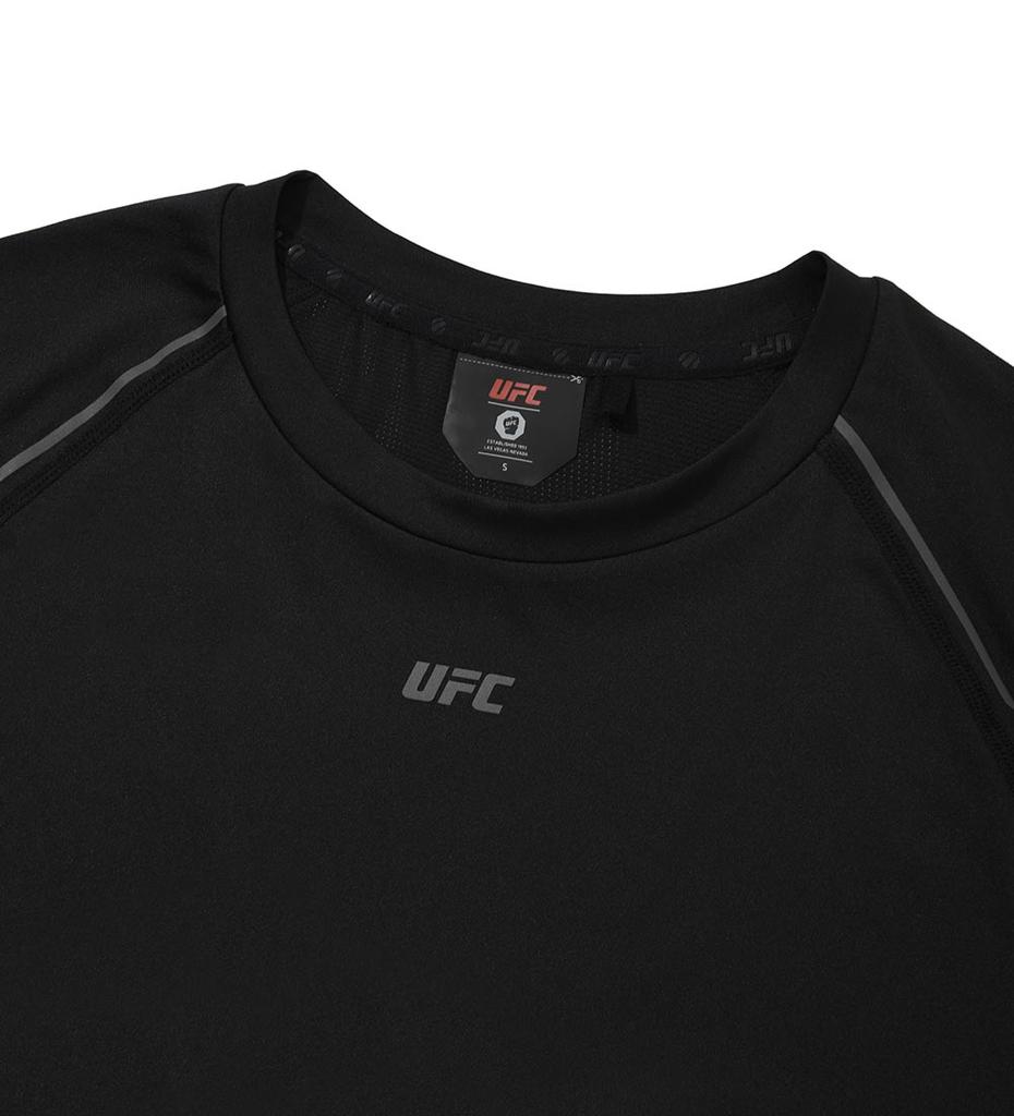 UFC SPORT Ufc Groove Regular Fit Short Sleeve T-Shirt Black U4Ssv3210Bk