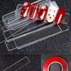 50 Stück Acryl Nailart Displaystreifen, Doppelseitig Klebend Transparenter Streifen Displayboard
