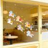 Cute Horse Static Stickers for Window Decorations, Lovely Glass Ornaments, Festive Decoration Stickers