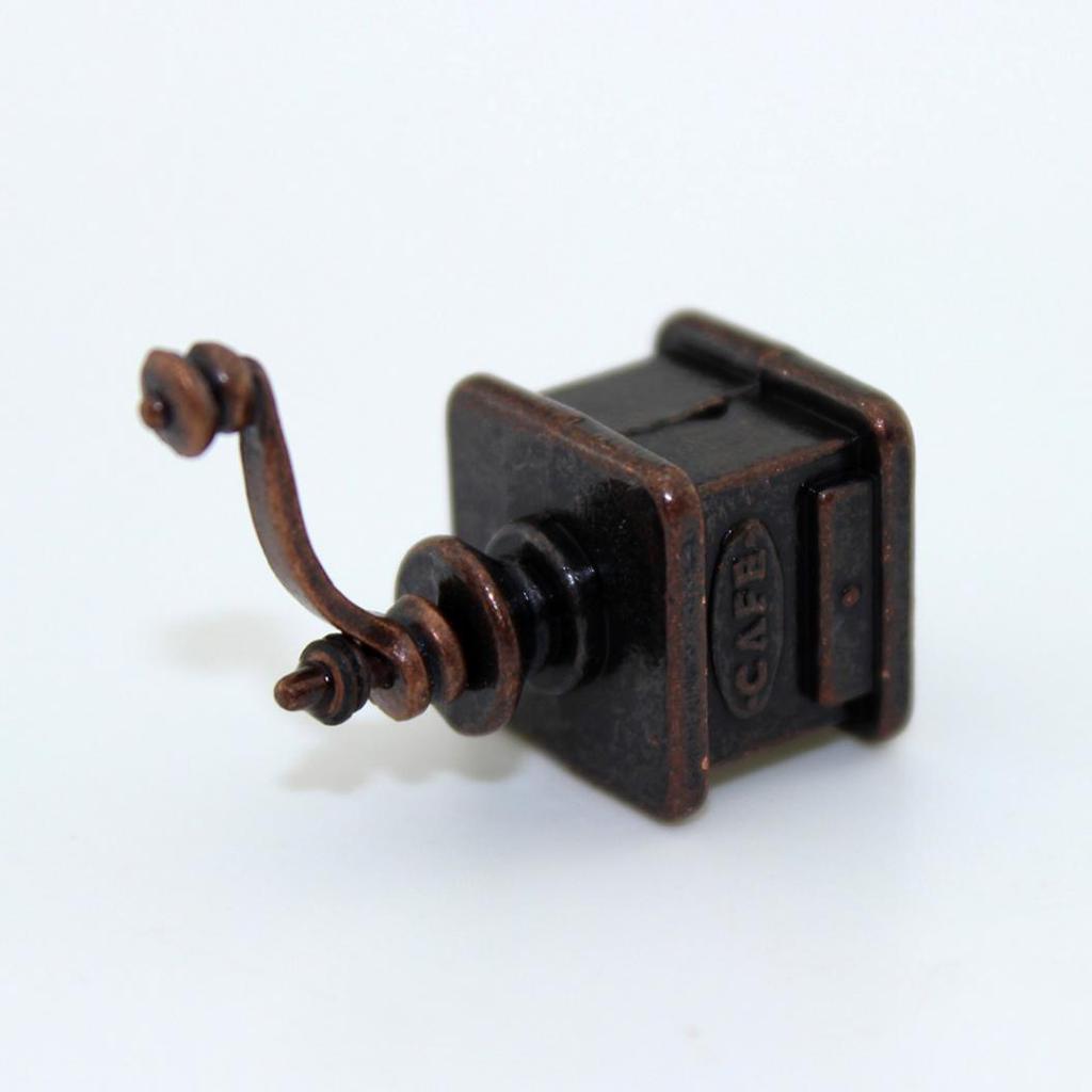 1:12 1:6 Miniature Coffee Bean Grinding Machine Simulation Model Dollhouse Decor