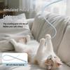 Silicone Cat Teaser Toy with Replaceable Mouse Tail