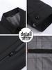 Men's High-End Windproof Jacket - Casual Spring/Autumn Coat for Middle-aged & Elderly Dads with Lapel Business Style