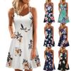 Elegant Women's Summer Sleeveless Floral Beach Dress Perfect For Holiday Occasions Size S-5xl
