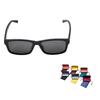 Gucci Logo Seiteninjektion Quadratische Sonnenbrille Herren Sonnenbrille Schwarz GG1986SA001