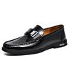 Lackleder Slipper Herren Freizeitschuhe für Gentleman Slipper Formelle Schuhe Slipper Herren Große Größe 47 48