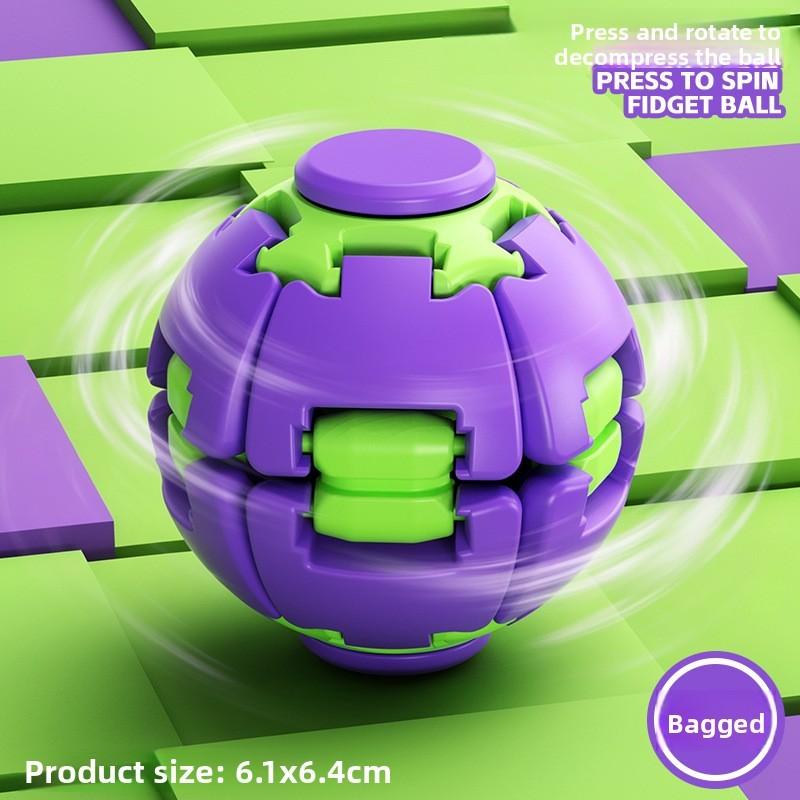 Stress Relief Ball With 3d Printing Rotating Design For Kids And Adults