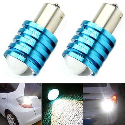 2pcs 1156 BA15S P21W 7W LED Car Backup Reverse Rear Light Bulb White