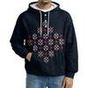 Men's Knit Hooded Sweatshirt Casual Long-Sleeve Sweatshirt