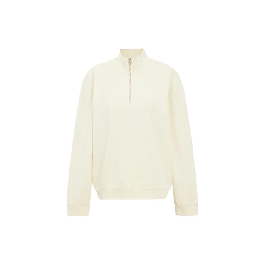 Levis Plain Pullover Stand Collar Simple Long Sleeve Sweatshirt Women Sweatshirt Yellow A7370-0001