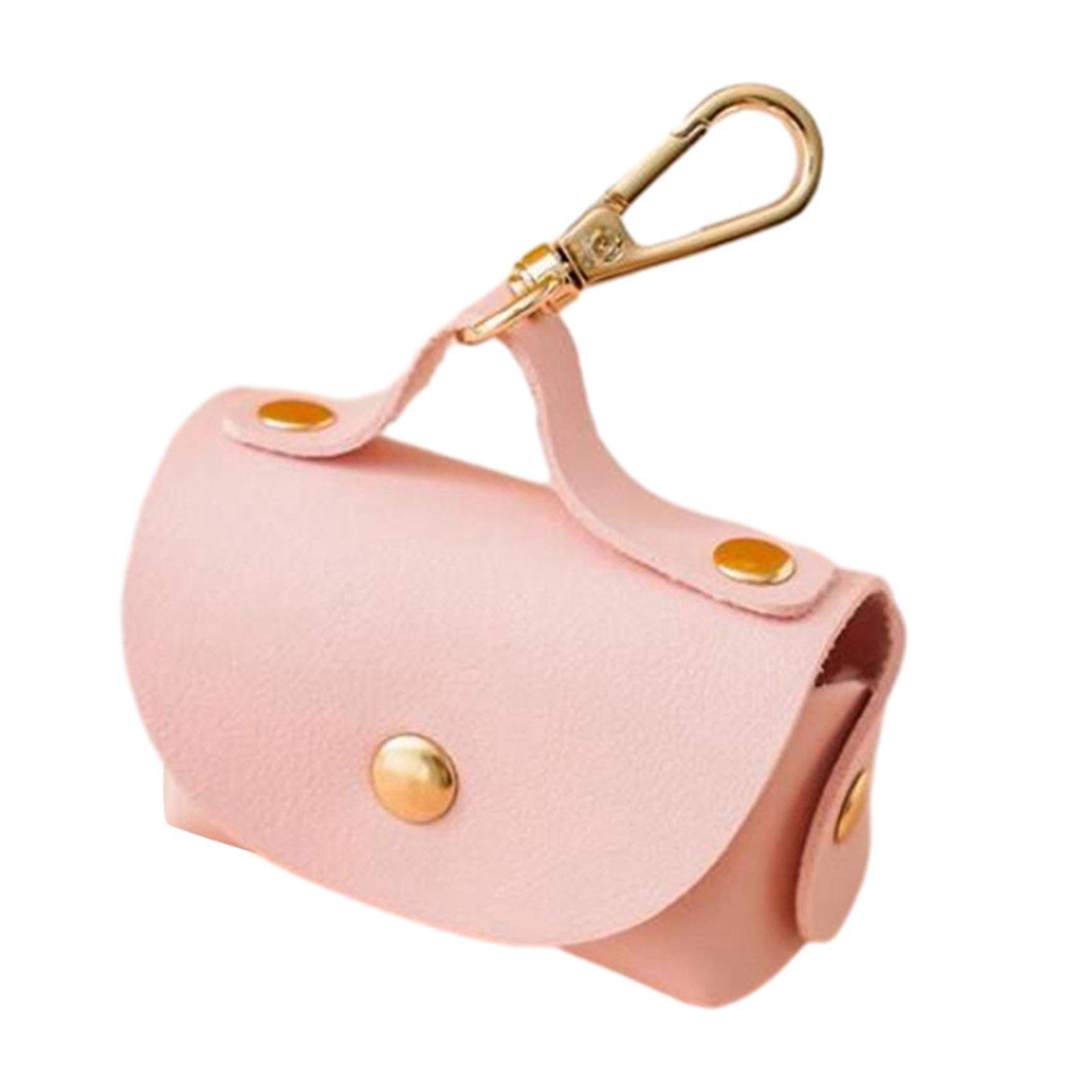 

Диспенсер для сбора собачьих какашек, удобный диспенсер для собачьих какашек, держатель для собачьих какашек для прогулок на открытом воздухе розовый