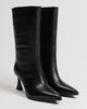 Ankle Boots On Stiletto Heels Berkonty 3850100 36 Black Leather
