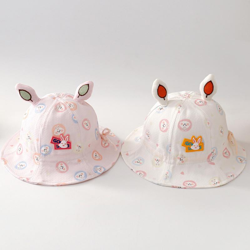 Cute Thin Newborn Baby Fisherman Hat Spring Autumn Sunshade Cap For Infant Toddler Boy Girl