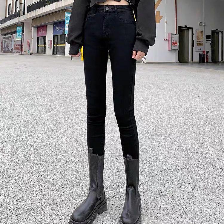 

Khaki High-Waisted Cropped Wide-Leg Jeans for Women - Summer 2026 Thin Style, Petite Fit, Leg-Covering Straight Pants. S (80-95 lbs)
