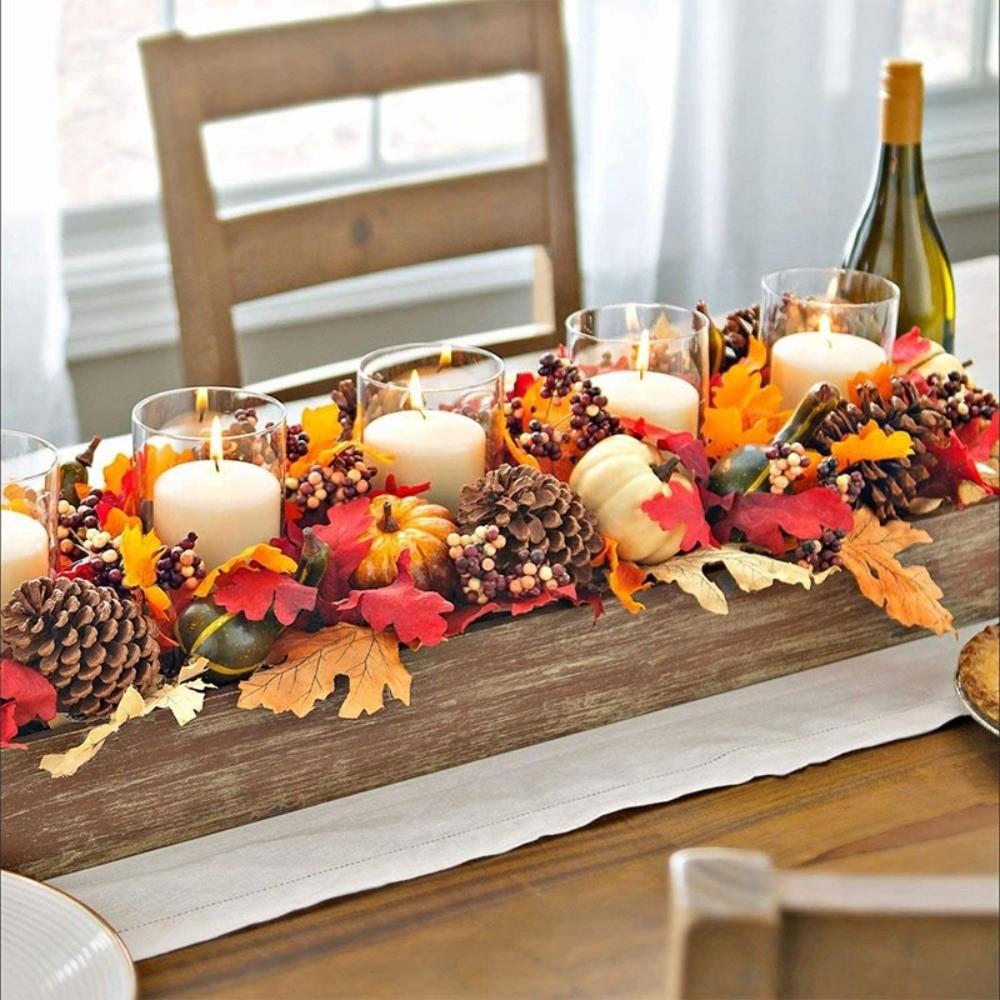 50pcs Faux Berries Artificial Mini Pumpkin Mini Size DIY Craft Supplies Home Decor