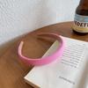 New Fashion Solid Color Wide Hairbands for Women Girls Vintage Simple Soft Elastic Hairband Headwear Hair Accessories