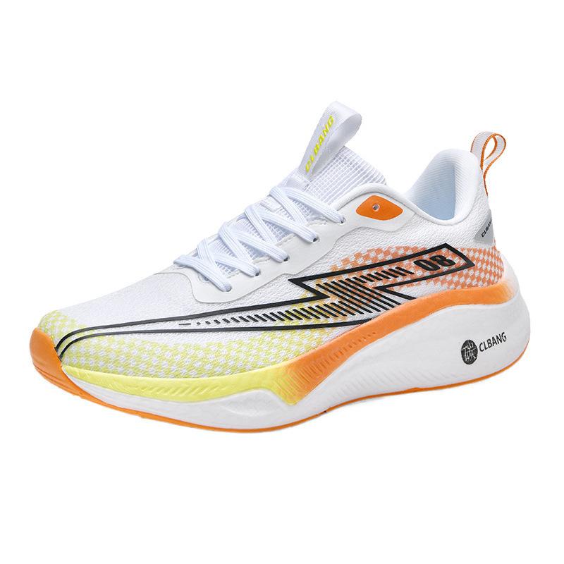 Men's Shoes Sports 2025 Raw Soft Sole Racing Marathon Student Sports Shoes Women's Mesh Breathable New Models