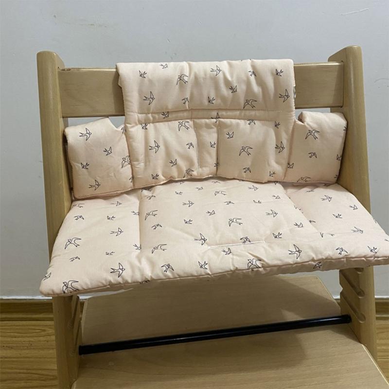 Soft High Chairs Cushions Baby Seats Cover with Graphics Comfortable Cotton Seats Cover High Chairs Accessories