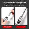 Square-Shank Rotary Hammer Adapter Four-Slot Quick Release Electric Hammer Convert Adapter with Impact Drill Bits