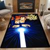 Super Saiyan Energy Blast Rug Patterned carpet, non slip mat suitable for living room and bedroom sofas