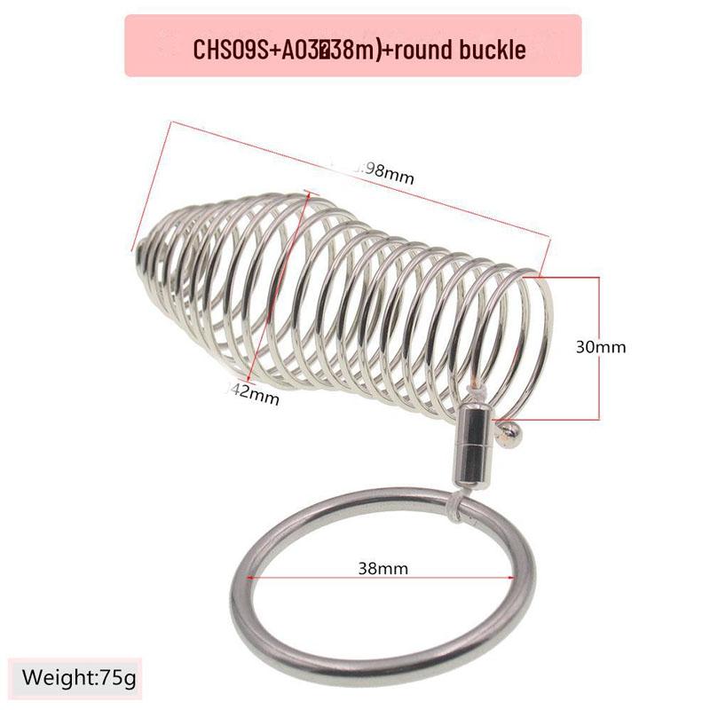 Rustfritt stål Wolf Tooth Penis Ring Sett - Bondage Clamp for menn og kvinner, sikker voksen leke for økt nytelse