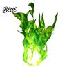 Realistic Burning Fireball Toy Floating Prop LED Glowing Flame Halloween Handheld Prop for Cosplay Effect Battery Powered Stage Light Party
