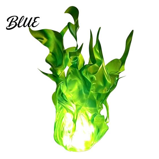 Realistic Burning Fireball Toy Floating Prop LED Glowing Flame Halloween Handheld Prop for Cosplay Effect Battery Powered Stage Light Party