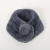 New Polyester Imitation Rabbit Fur Windproof Scarf for Women Winter Thickened Plush Warm Custom Scarf