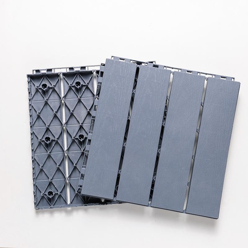 Outdoor Plastic Wood Decking for Garden, Terrace, or Rooftop Transformation
