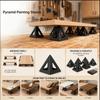 Pyramid Shaped Woodworking Paint Bracket 1/4 PCS Stable Non-slip Triangular Tripod for Furniture DIY Spray Painting Work