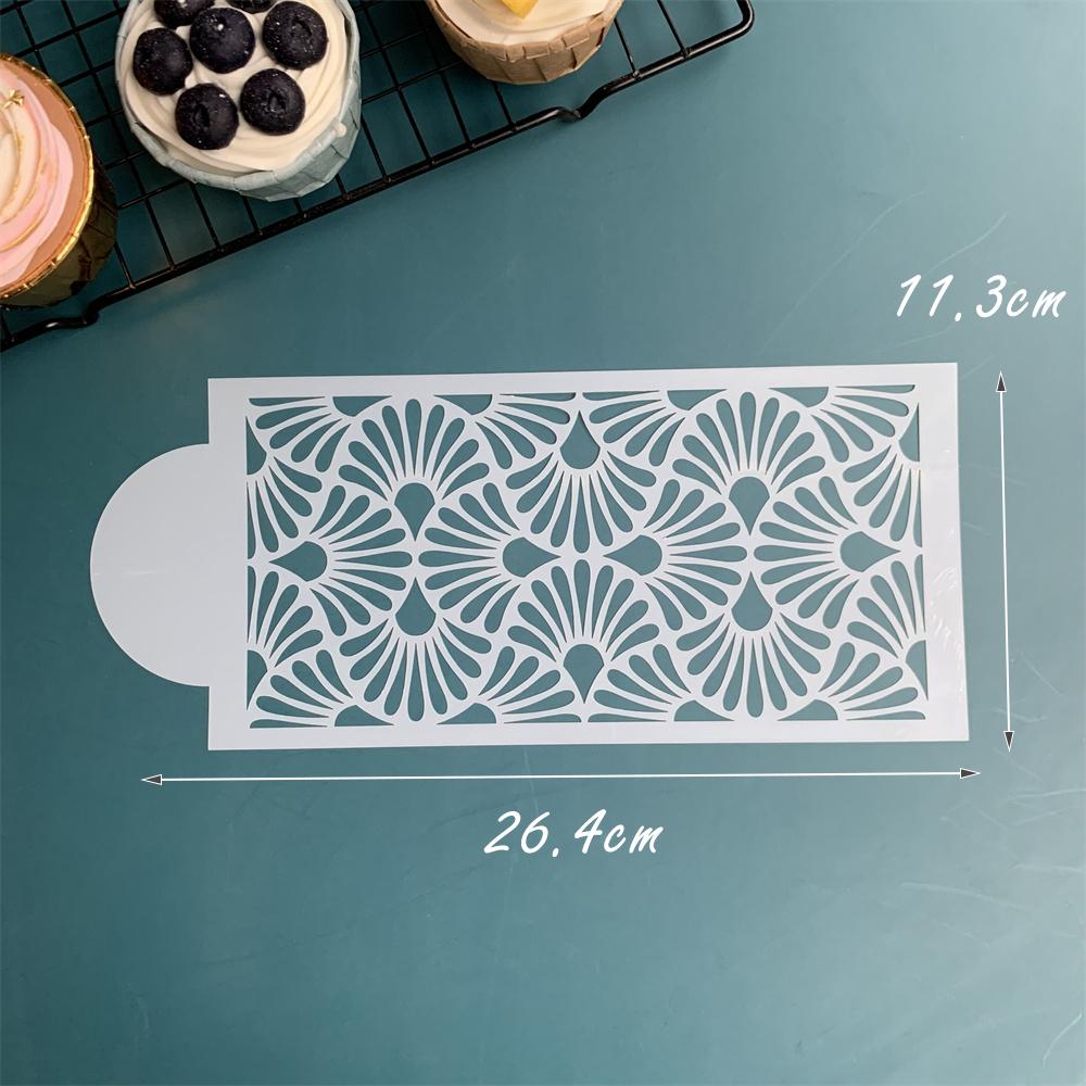 

Сетка для помадки, штампы для торта, трафареты, тиснение, инструмент для украшения, пластиковая распылительная форма, свадебное печенье, шоколадный рисунок, живопись