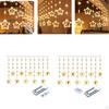 Christmas String Lights Snowflake Fairy Warm White for Party Bedroom
