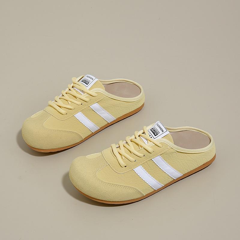 Versatile Flat Bottom Ugly Cute Big Head Women's Shoes New Summer Retro Sneakers Women
