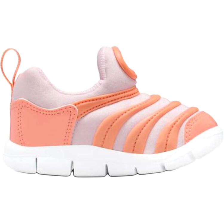 Nike Dynamo Free Comfortable Versatile Durable Low-Top Walking Shoes Baby Shoes Orange Purple 343938-809