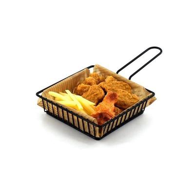 Koszyk na frytki Wiaderko na przekąski Koszyk do przechowywania chipsów z kurczaka smażonego Koszyk do smażenia żywności Ociekacz do oleju Pojemnik na naczynia