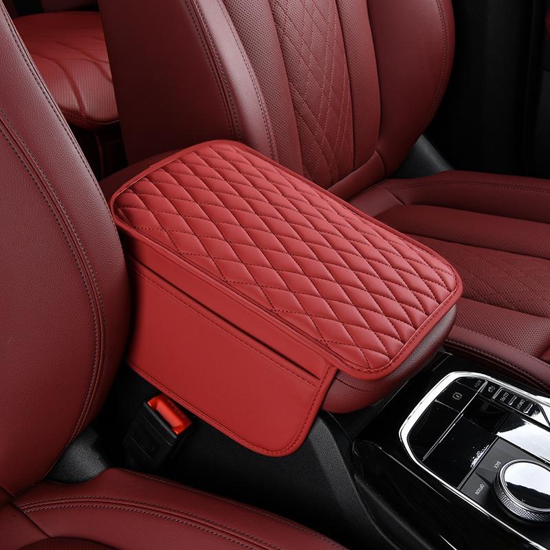 Universal Car Center Console Protector Cover Armrest Box Cushion with Pocket Arm Rest Mat Elbow Support Armrest Storage
