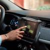 GPS Sun Shade Cover 7 Inch Car Navigation Sun Visor Shield with Adjustable Clip for Dashboard Glare Protection and Enhanced Driving Comfort