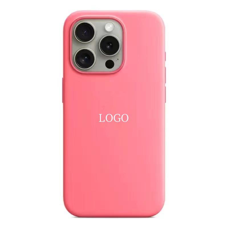 Magnetic Liquid Silicone Protective Case for iPhone 15 Pro Max - Drop-proof, Skin-friendly, with Animation Pop-up Feature