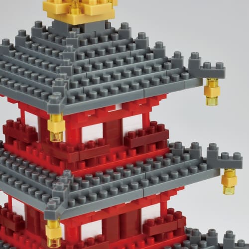 Kawada Nanoblock Five-storied Pagoda Deluxe Edition NB-031