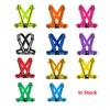 Reflective Safety Vest High Visibility Elastic Shoulder Straps Night Cycling Running Reflective Safety Vest