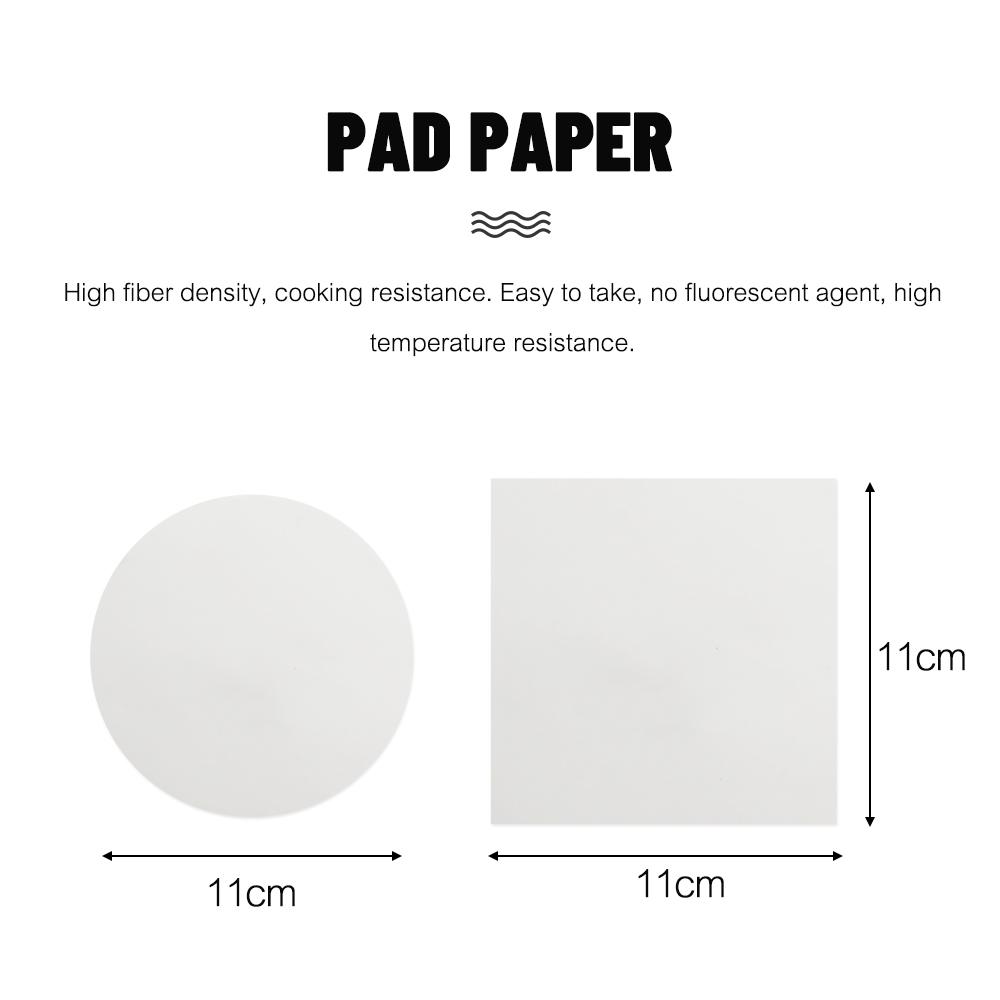 300 Stück Hamburger-Patty-Papier, rund, Wachspapier, quadratisch, Pergamentpapier zum Backen von Burgern, Kuchen, Backen, separat