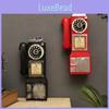 Retro Resin Telephone Wall Decor Vintage Desk Ornament For Home Office Gift