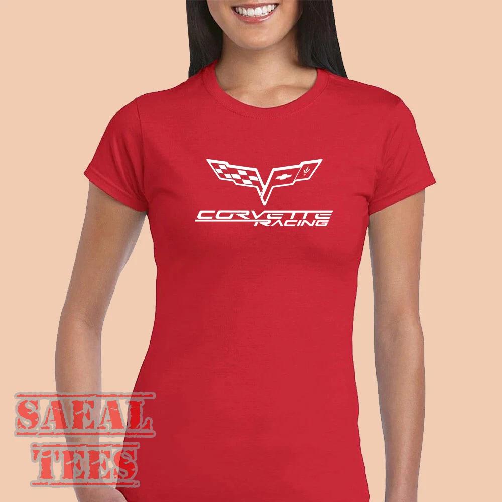 Men s and Women s T-shirts Corvette Racing Car Wo XXXL