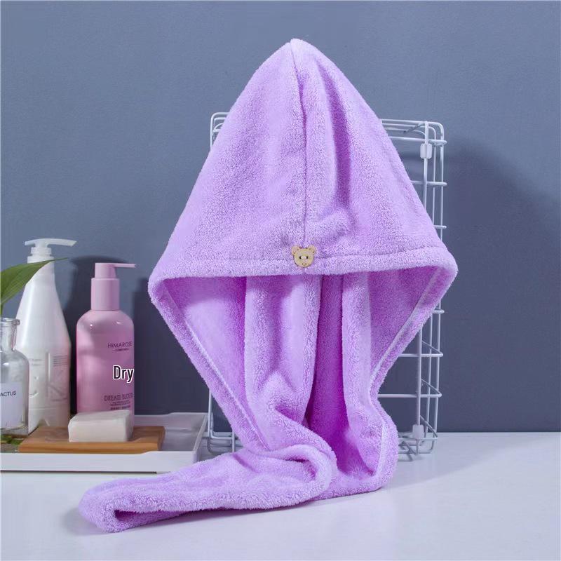 Hochdichter Korallenfleece-Haarwickel - Super saugfähiges & schnell trocknendes Handtuch für Damen